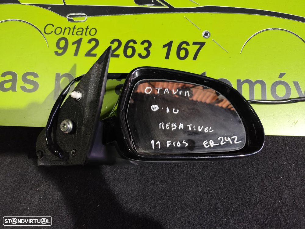 SKODA OCTAVIA II RETROVISOR REBATÍVEL - ER242 - 5