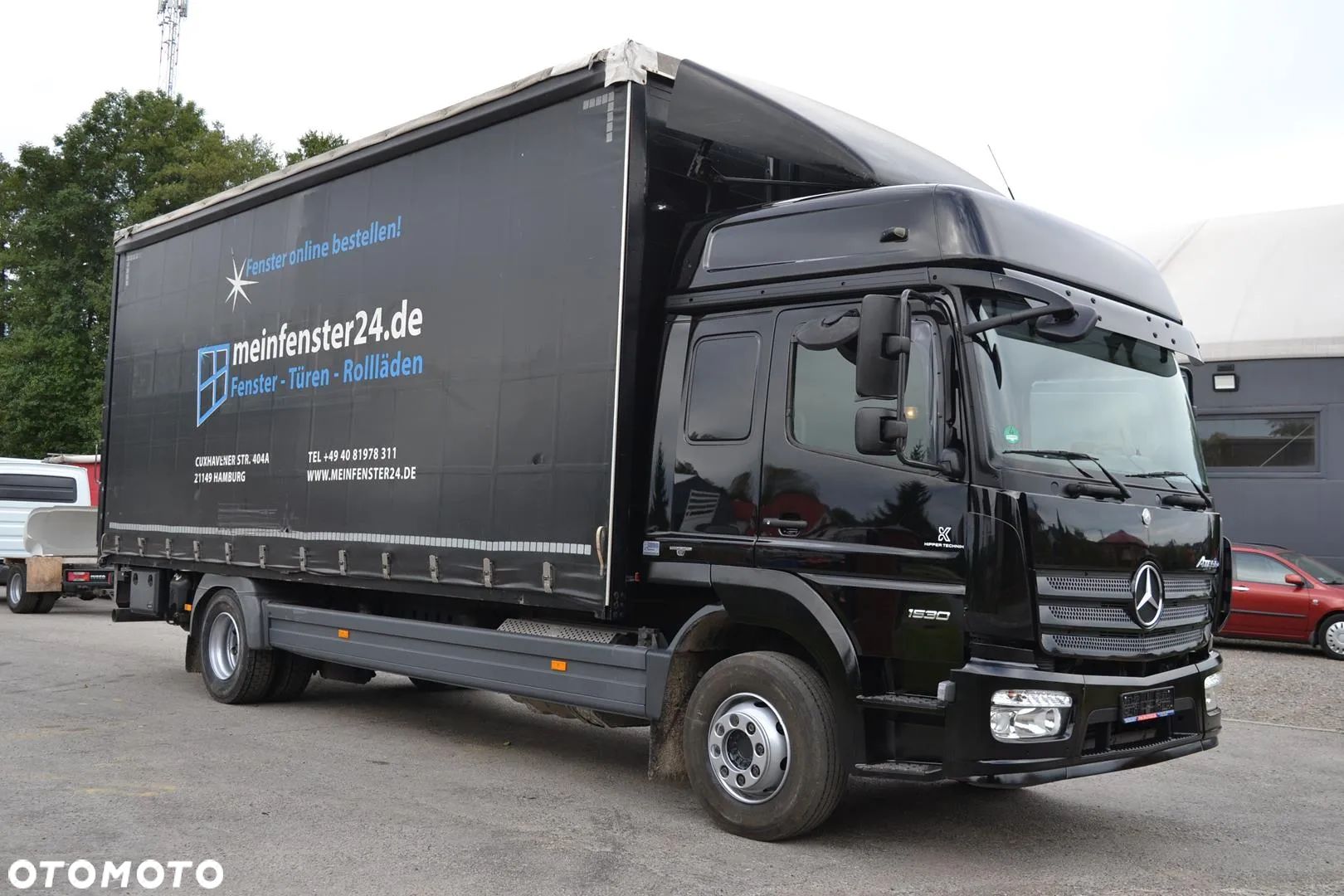 Mercedes-Benz Atego 1530 Firana Firanka dwustronna Winda 1500 kg Zsuwany dach - 1