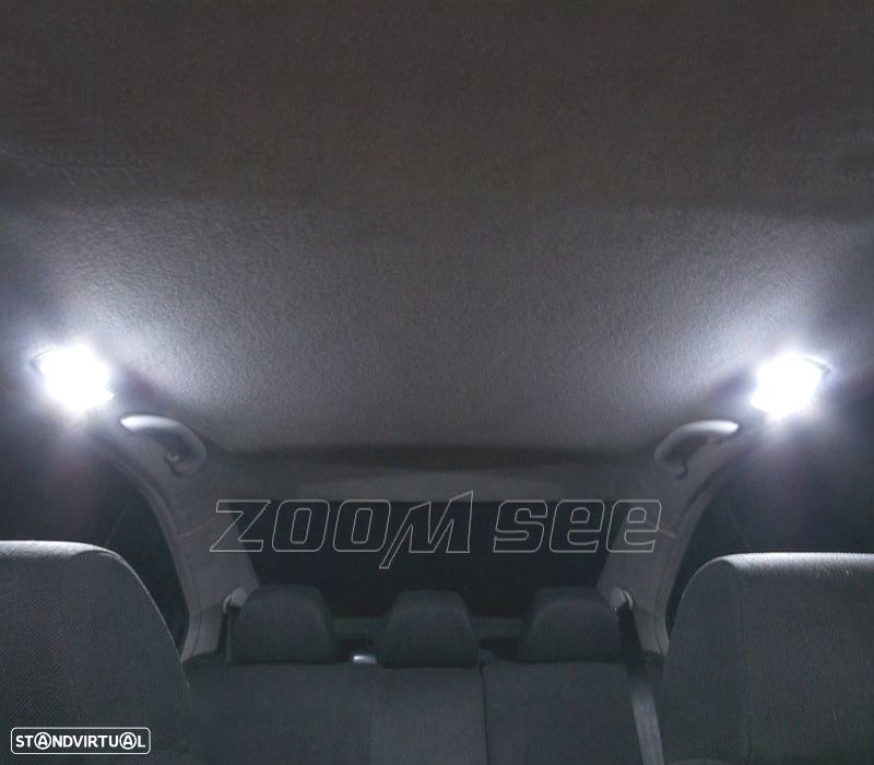 KIT COMPLETO 15 LAMPADAS LED INTERIOR PARA VOLKSWAGEN VW JETTA 4 MK4 MKIV 99-05 - 4