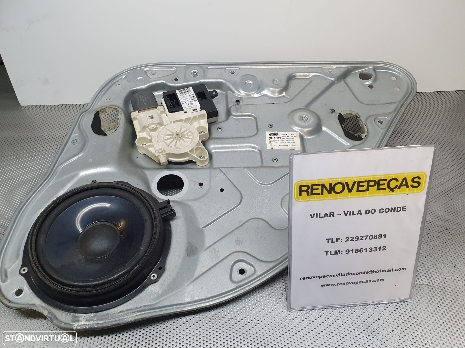 Elevador Tras Dto  Ford Focus Ii Turnier (Da_, Ffs, Ds) - 1