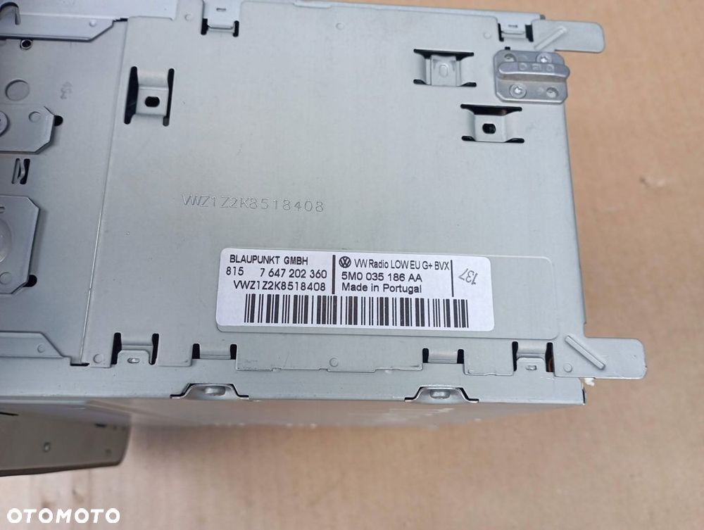 VW TIGUAN I 5N RADIO WYŚWIETLACZ 5M0035186AA - 3