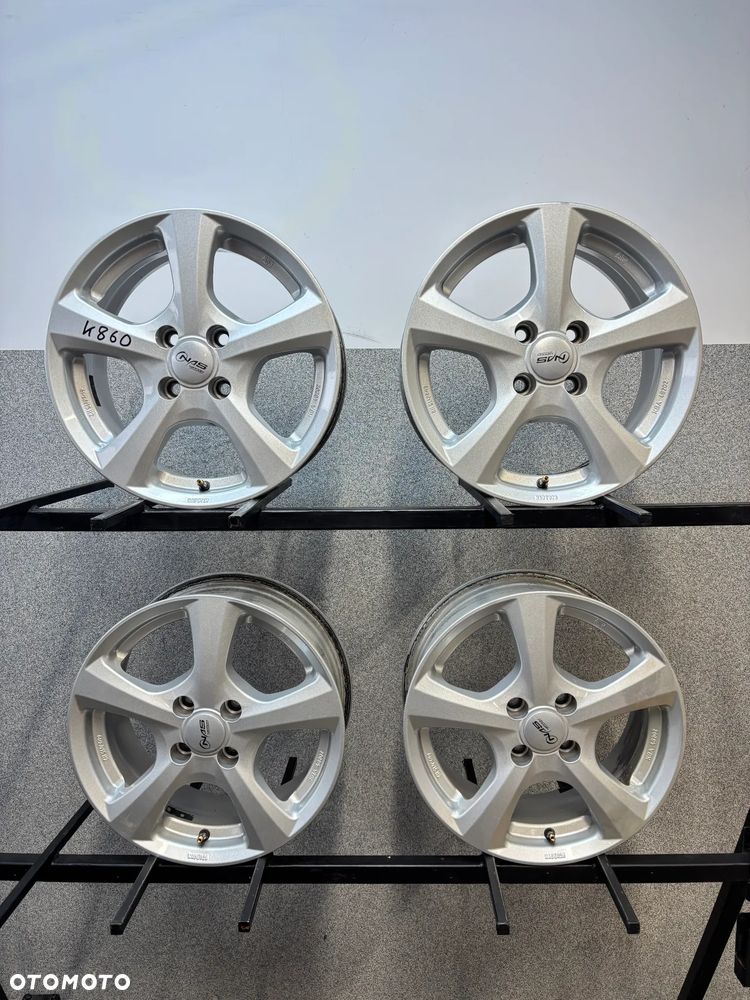 4 Felgi Volkswagen Up, Toyota Corolla, Yaris Suzuki Swift, Splash, Reanult Clio, Zoe, Opel Meriva, Astra, Tigra, Adam, Nissan, Micra, Note, Kia Rio, Picanto, Stonic, Hundai i20, Honda Jazz, City, Fiat Punto, Grande Punto 15" - 1