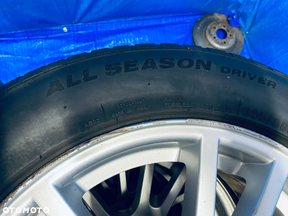 KOŁA KOŁO 17 FELGA ALUMINIOWE ALUSY 17" x 8J  5X120 ; 72.6 mm ET46 KOMPLET ; OPONY WIELOSEZONOWE WIELOSEZON CAŁOROCZNE IMPERIAL ; BMW X3 E83 E53 E60 E61 E65 ; 3412060 ORYGINAŁ - 13