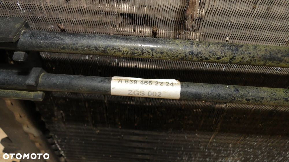 MERCEDES VITO W639 PAS PRZEDNI CHŁODNICA WODY KLIMATYZACJI INTERCOOLER KOMPLET 2.2CDI EUROPA - 4