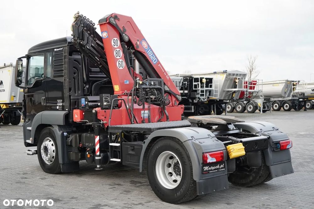 MAN TGS 18.480 / 4x2 / HDS HMF 1820 K6 / WYSIEG 17,2 m / MANUAL / STEROWANIE RADIOWE - 9