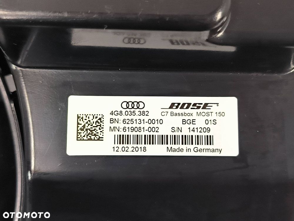 GŁOŚNIK AUDI A6 C7 LIFT 4G8035382 - 3