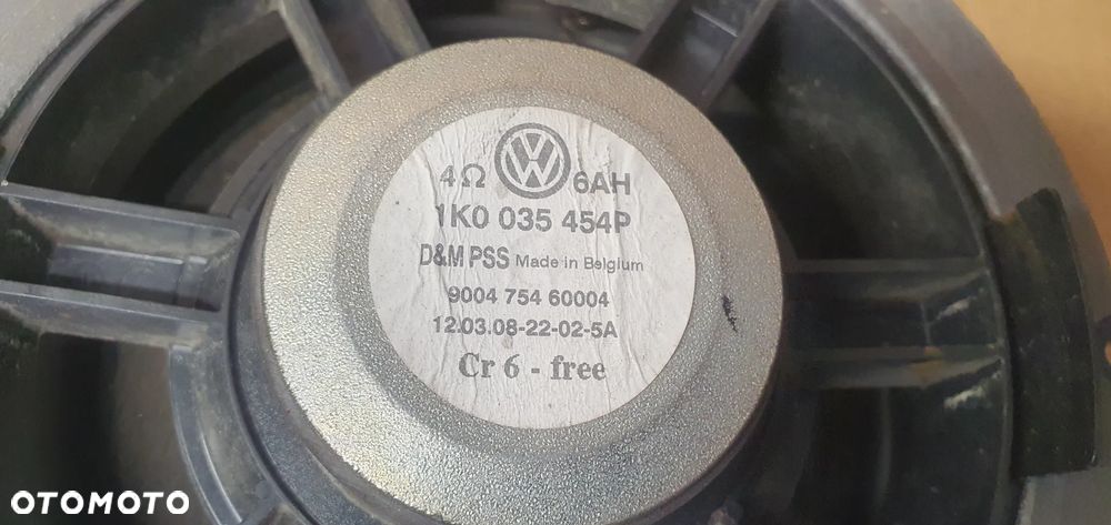 Głośnik drzwi lewy prawy przód VW Golf V 1K0035454P - 9
