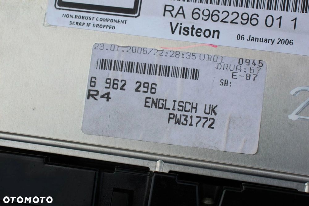 Radio BMW BUSINESS CD e90 e91 e92 e93 e87 e82 e88 6962296 - 4