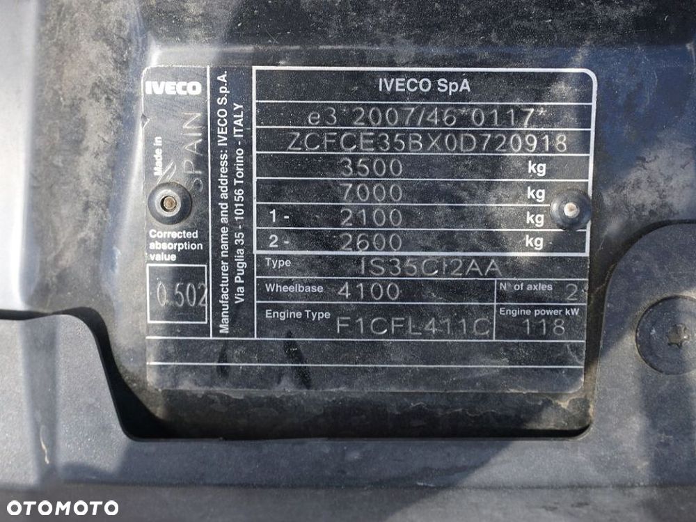 Iveco DAILY 35C16 - 16