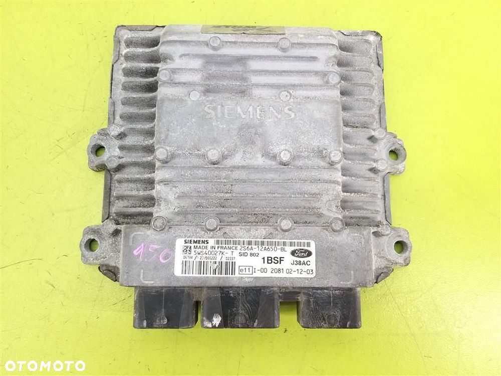 Komputer sterownik silnika Ford Fiesta MK6 2002-2008 1,4 TDCI 5WS0027K - 1