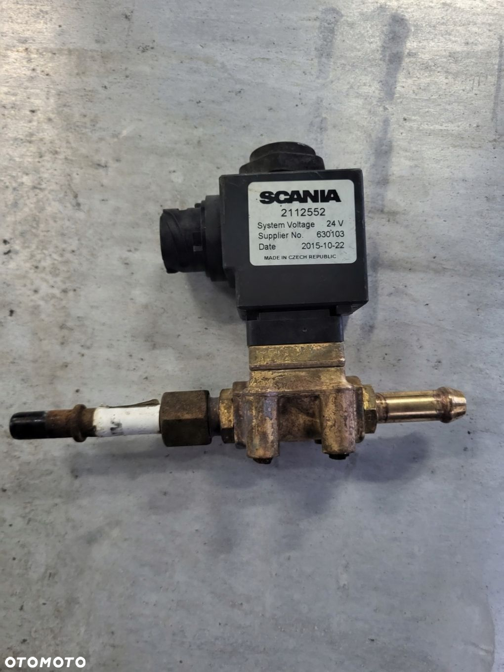 Zawór Elektrozawór Podgrzewacz Wody Scania R Euro 6 2112552 - 3