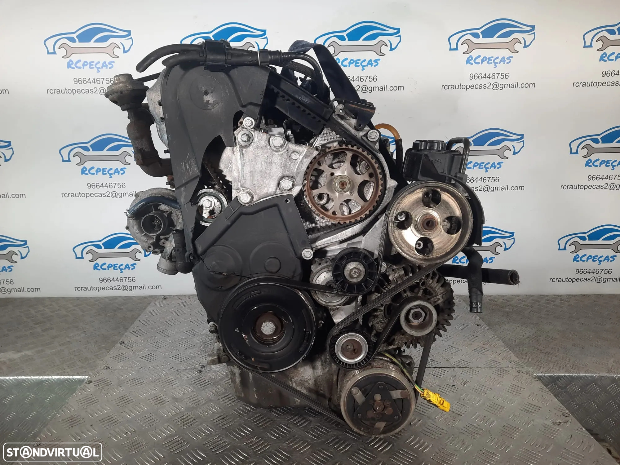 .Motor Completo RHY 2.0 Hdi 8v 90cv PSA Citroen Peugeot Injeção Siemens - 5
