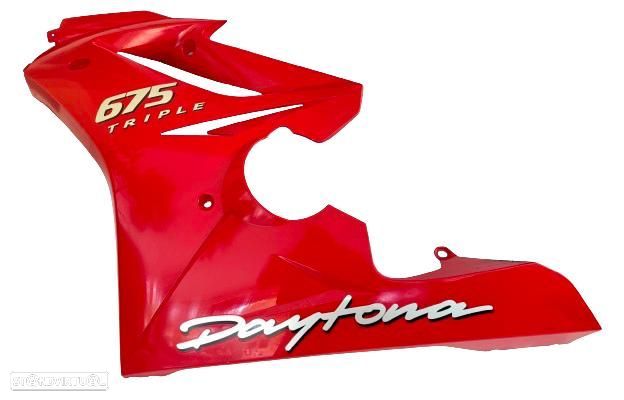carenagem lateral esquerda usado daytona triumph 675 - 1