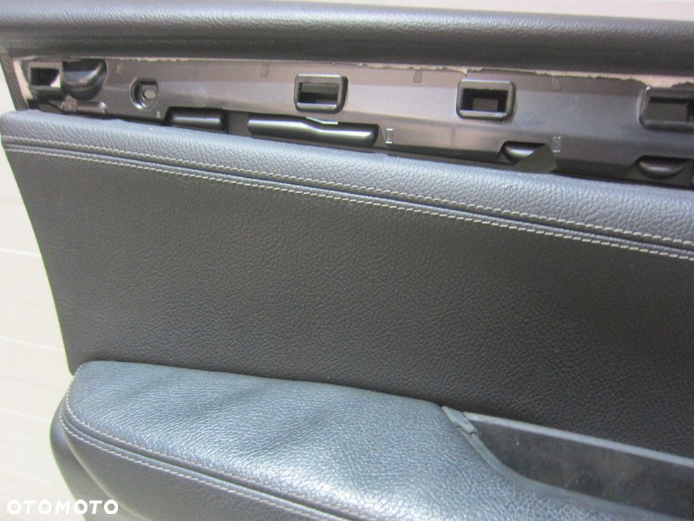 BMW X3 F25 BOCZEK CZARNY  DRZWI SKÓRA NEVADA LEWY PRZÓD 51417394527 7279855 - 6