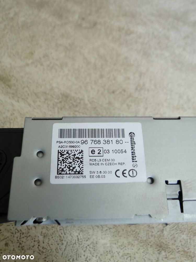 CITROEN C4 II DS4 PANEL NAWIEWU KLIMATYZACJI RADIA RADIO CD MP3 EUROPA - 9
