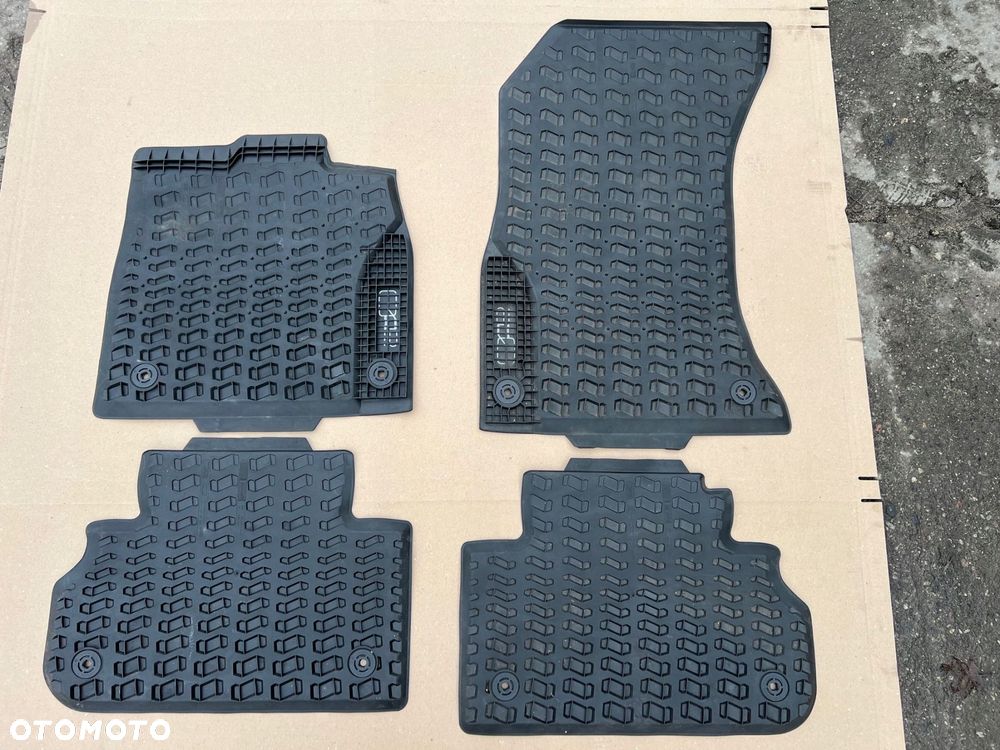audi q5 80a zestaw dywaników gumowych przód tył 80b061501 80a061511 - 8