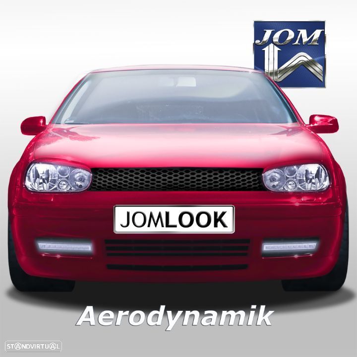 Grelha Frontal VW Golf 4 / IV em favo de mel, sem simbolo em ABS plastico - 2