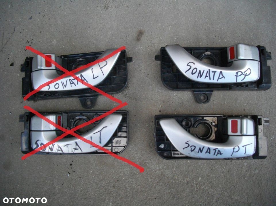Klamka Hyundai SONATA V 5 NF 05-09 rączka uchwyt drzwi przednia prawa wewnętrzna - 1