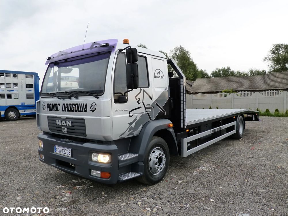 MAN LE 15.280 POMOC DROGOWA / AUTOLAWETA / SPECJALNY / DMC 15.000 KG / ŁADOWNOŚĆ 9.000 KG / PODUSZKI / DŁ.7.70 M - 2