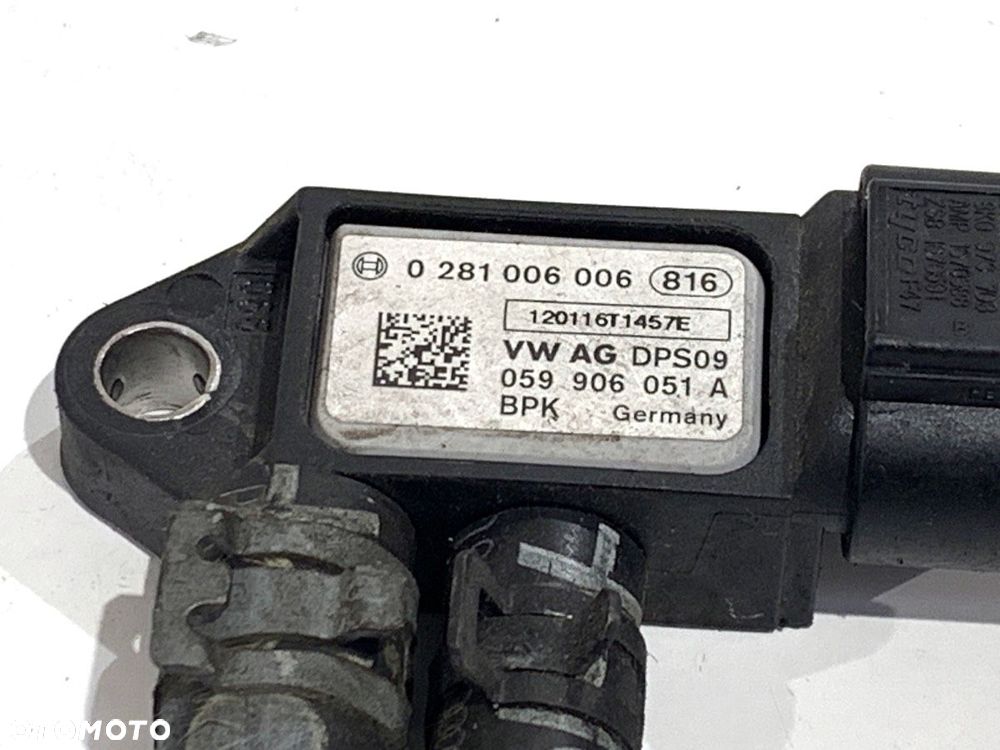 CZUJNIK CIŚNIENIA SPALIN DPF  AUDI A4 B8 (8K2) 2007 - 2015 2.0 TDI 105 kW [143 KM] olej napędowy - 4