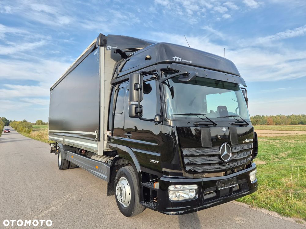 Mercedes-Benz Atego 1527 burto-firana z windą 7.2m SUPER STAN / GLOB / SYPIALNY / z Niemiec - 8