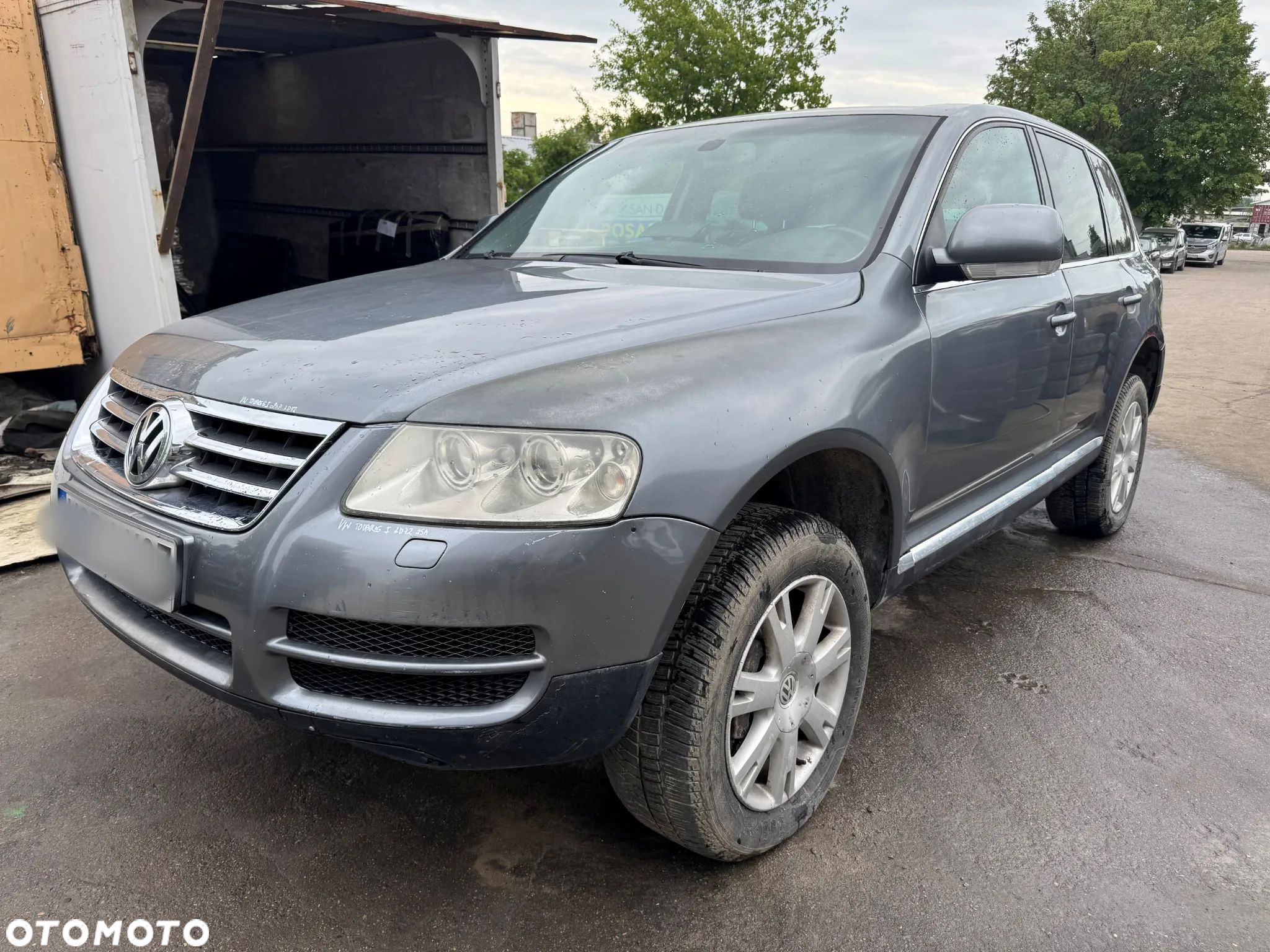VW TOUAREG I 5.0 TDI V10 313KM AYH SZARY LD7Z NA CZĘŚCI - 1