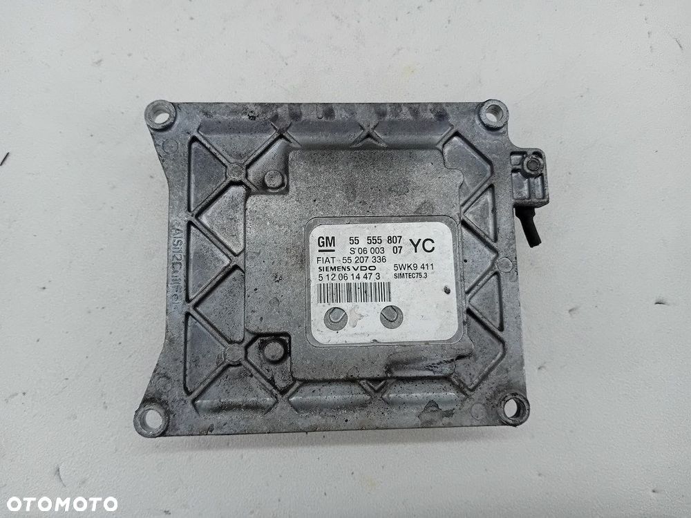 KOMPUTER, STEROWNIK FIAT CROMA 2005- 55555807  55207336 5WK9411 1.8 MPI 16V - 6