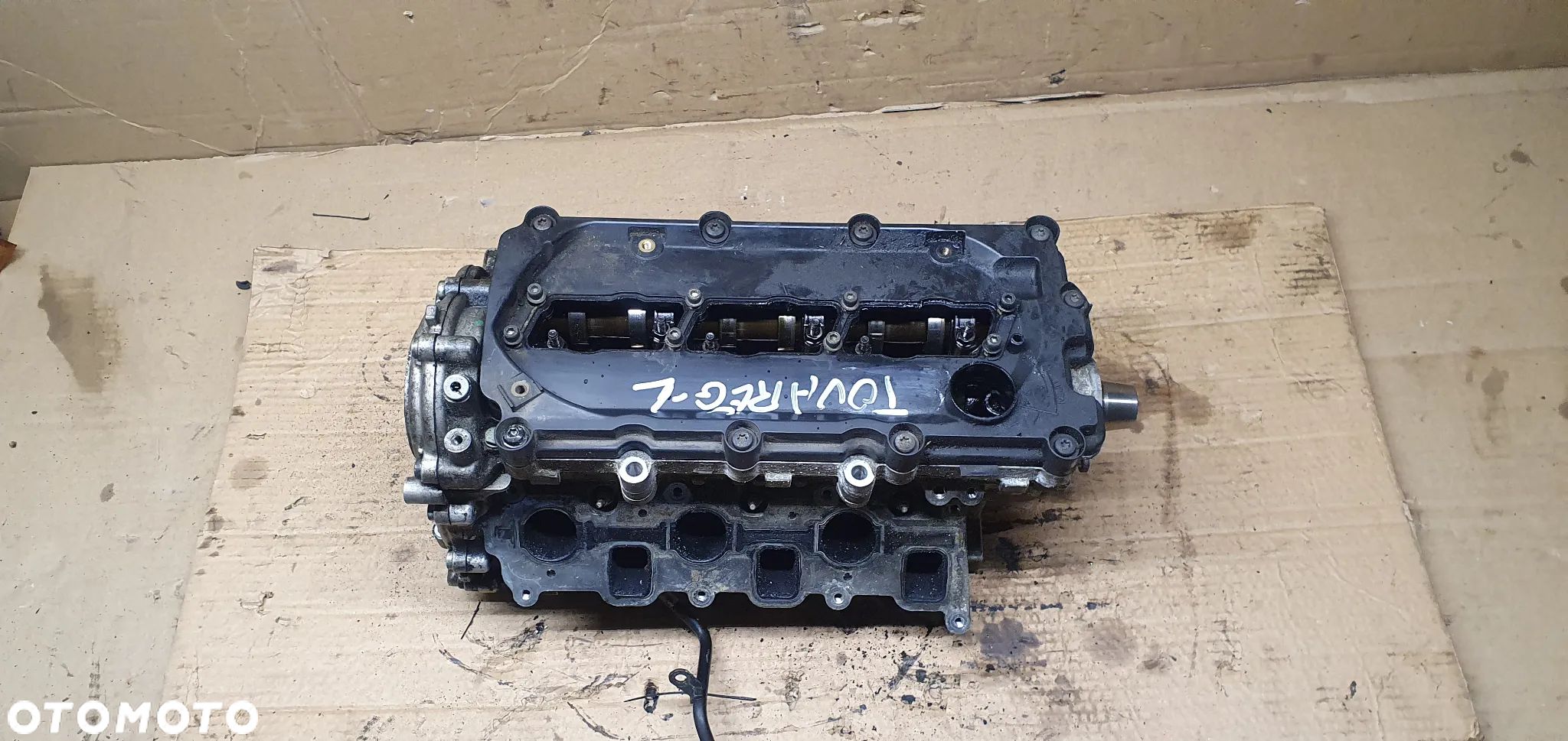 Głowica silnika lewa kompletna wałki VW Touareg 7L 3.0 TDI BKS 059353 059063BF - 1