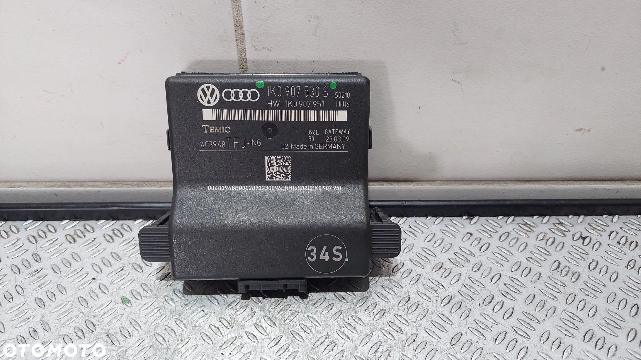 MODUŁ STEROWNIK GATEWAY SKODA SEAT AUDI VW NR 1K0907530S - 1