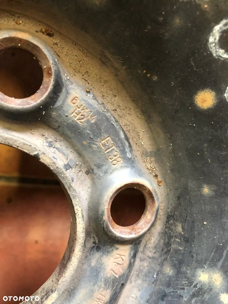 Felga Stalowa 14'' 5x100 57,1 MM ET38 VW Golf IV Seat Toledo 2140920 -Gwarancja Wysyłka Montaż - 5