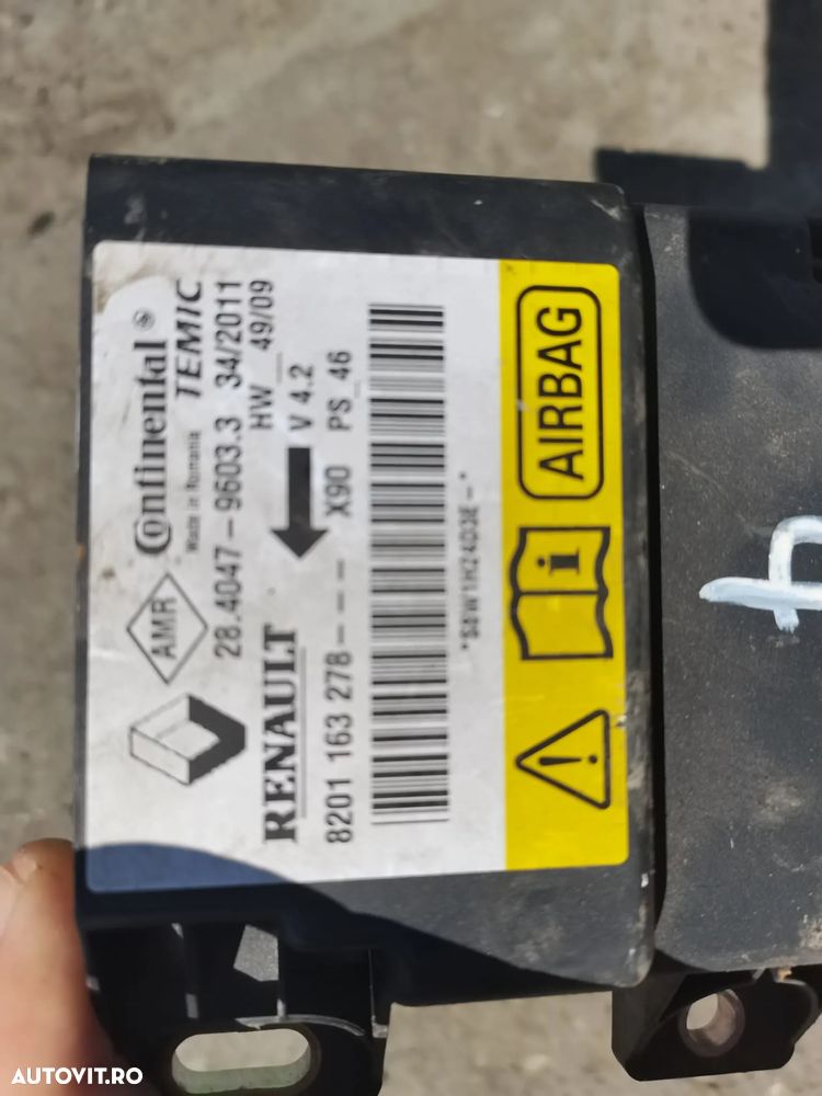 Calculator airbag 8201163278 Dacia Logan facelift 2007 - 2012 - 2