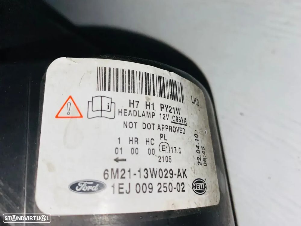 Farol Direito Ford S-Max - 2006 / 2015 - 4