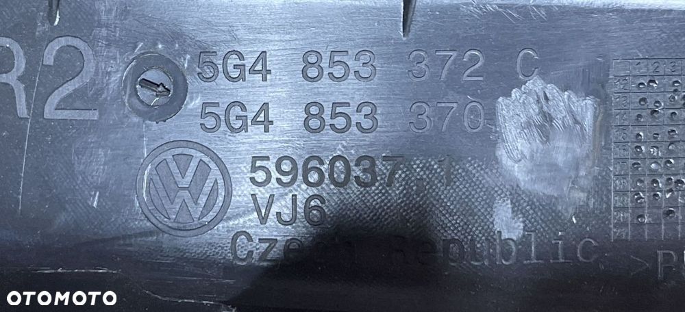VW GOLF VII 7 5G4 12- LISTWA PROGOWA NAKŁADKA LED PRAWA 5G4853370H - 13