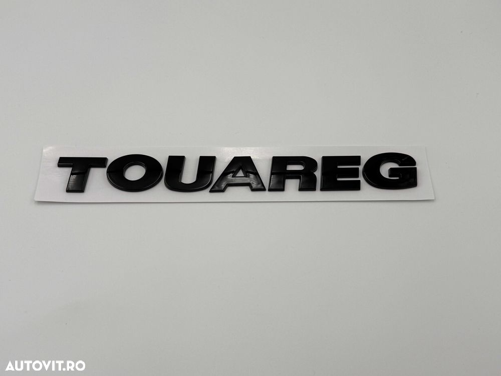 Set Embleme Compatibile VW Touareg V8 Tdi negru - 4