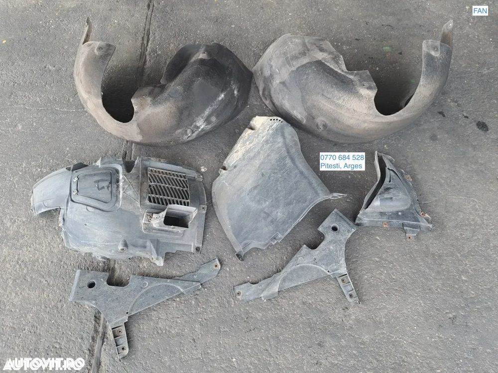 Aparatoare noroi stg dr spate Carenaj stg fata Deflector bara dr spate Scut Rezervor F10+LCI F11+LCI - 1