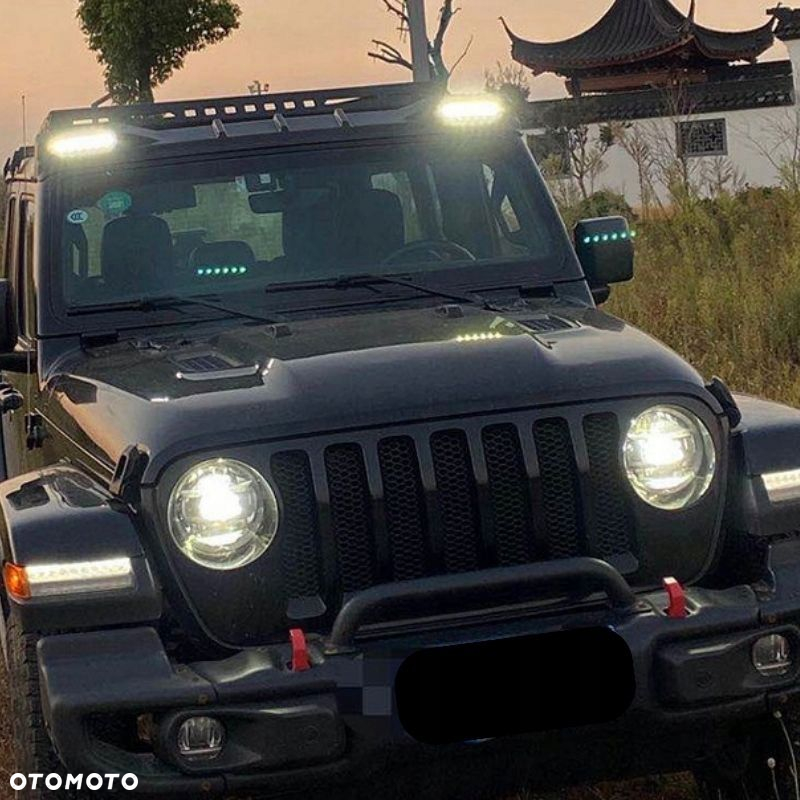 JEEP WRANGLER JL 2018 PRZEDNI SPOILER Z OŚWIETLENIEM LED - 3