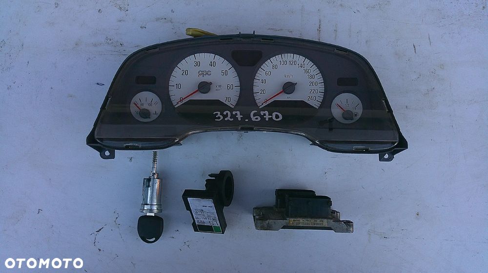 OPEL ZAFIRA A 2.0T IMMO ZESTAW STARTOWY 09164475 - 7