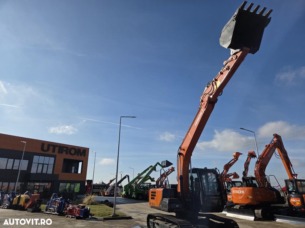 Hitachi 14 tone, 2025, NOU, Cupa 0,8m, Adancime sapare 4,5m, latime 2,49m, inst picon pe brate, Aer conditionat, hidraulica HITACHI, protectie cabina, motor ISUZU, posibilitate leasing-PROMOTIE 79.900 EUR+Tva - 30