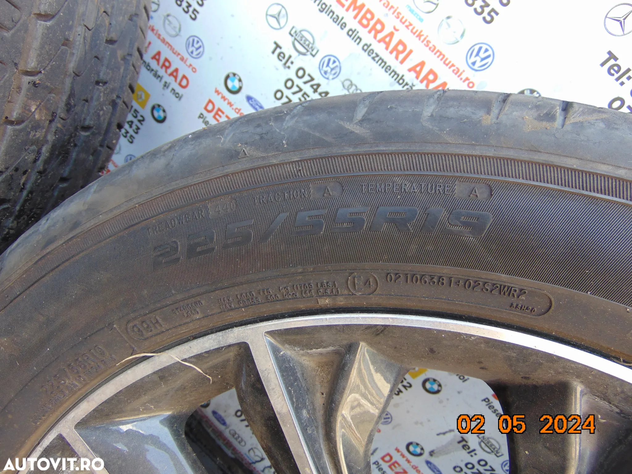 Jante aluminiu R19 mazda Suzuki Honda Nissan Mazda cx5 qashqai ssang yong Vitara 5x114,3 jante aliaj cu anvelope cauciucuri kia sorento hyundai tucson santa fe sportage r19 tivoli - 6