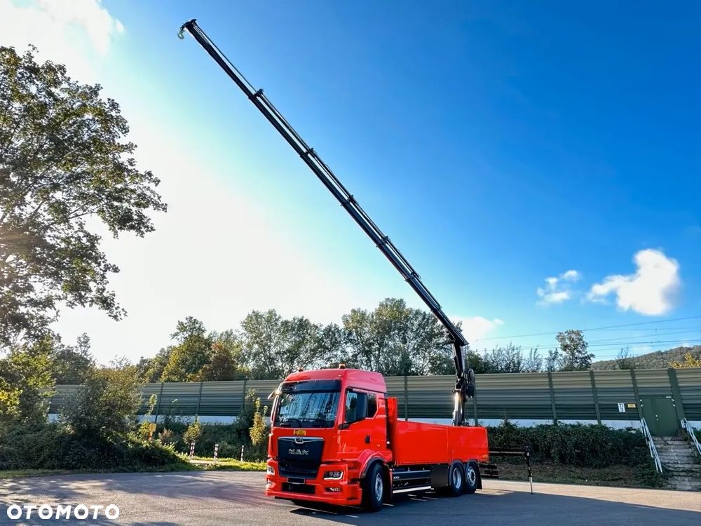 MAN TGS 26.470 6x2 //NOWY// HDS dzwig żuraw HIAB 228-6x wysów 18metró!!! 5i6 funkcja RADIO, Skrzynia łądunkowa. NOWY 2025 od ręki !!! - 8