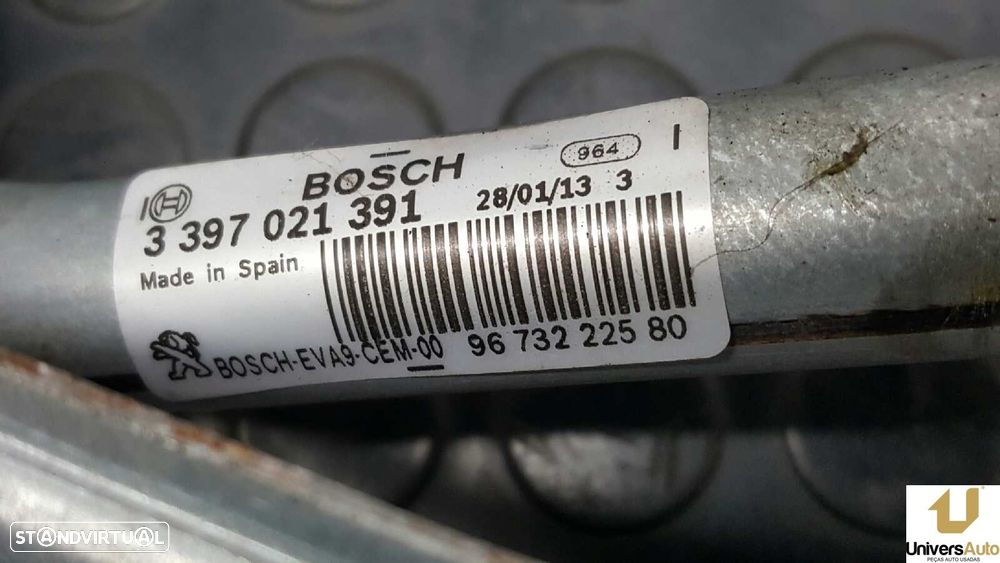 MOTOR LIMPA-VIDROS FRONTAL PEUGEOT 208 ALLURE - 3