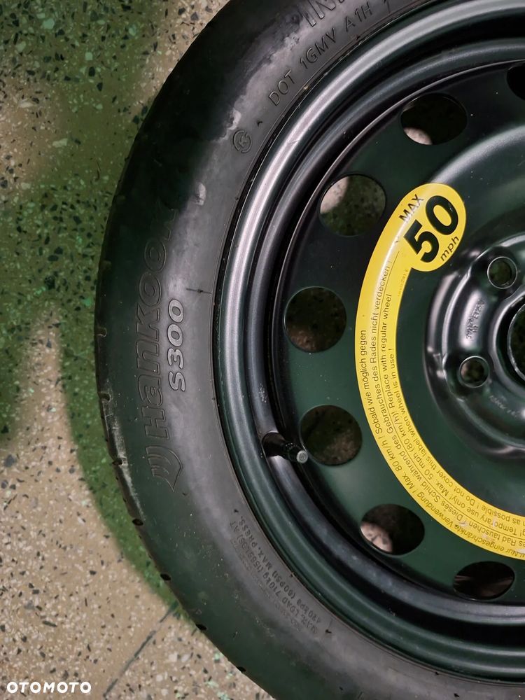 Koło zapasowe - dojazdowe R16 rozstaw śrub 5x112 - 4