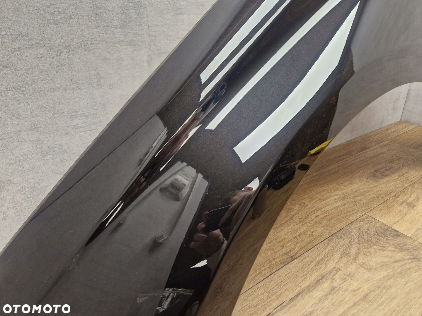 BMW 5 GT F07 BŁOTNIK LEWY PRZÓD 475 BLACK SAPPHIRE CZARNY ORYGINALNY LAKIER - 10
