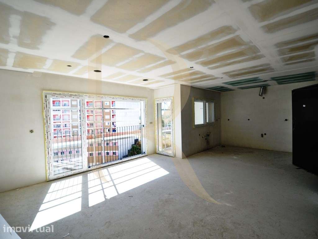 Apartamento T3 novo com elevador e varandas em Santa Marta do Pinha... - Grande imagem: 2/14