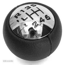 Punho Moca Mudanças 6V Pele Peugeot Citroen 307 308 3008 407 5008 807 C3 C4 Picasso - 1