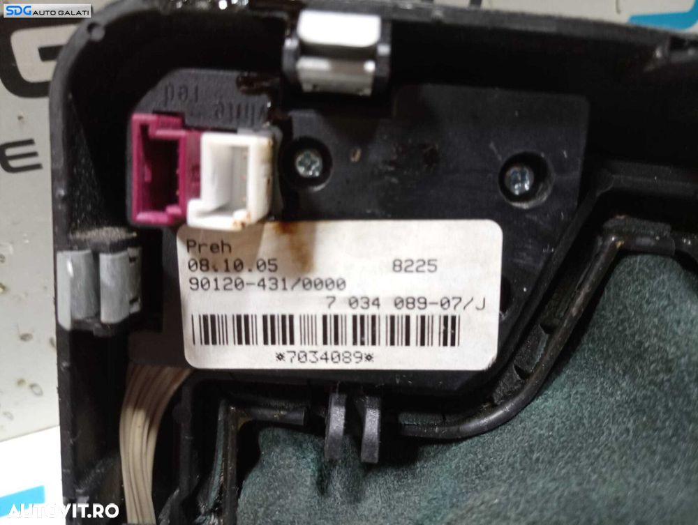 Timonerie Ansamblu Maneta Schimbator Viteze Cutie Automata BMW Seria 5 E60 E61 2.5 D 2003 - 2010 Cod ZF756034601 7034089-07 [M6533] - 7