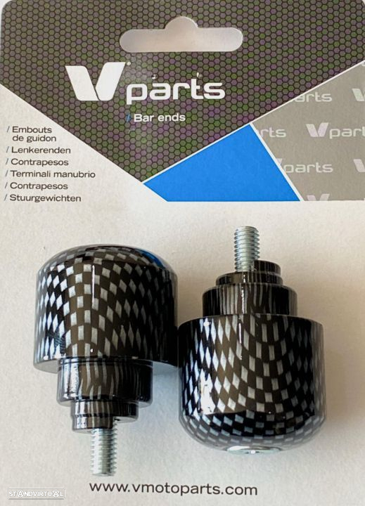 tacos de guiador honda  contra pesos Varias cores para honda cbr - vfr - hornet etc - 3