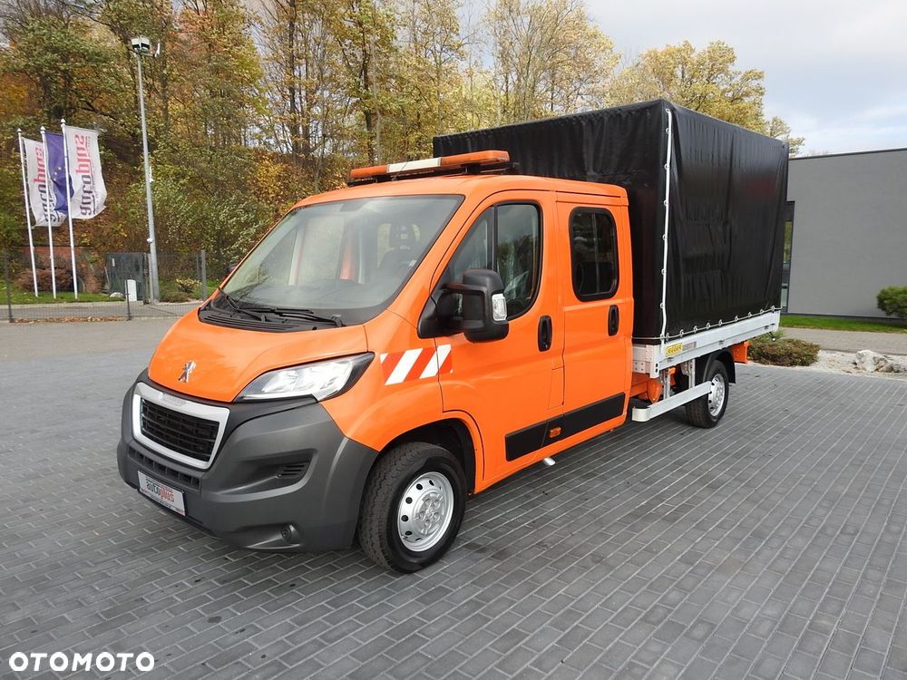 Peugeot BOXER SKRZYNIA PLANDEKA PODWÓJNA KABINA DOKA 7 MIEJSC KLIMATYZACJA PNEUMATYKA  140KM - 7