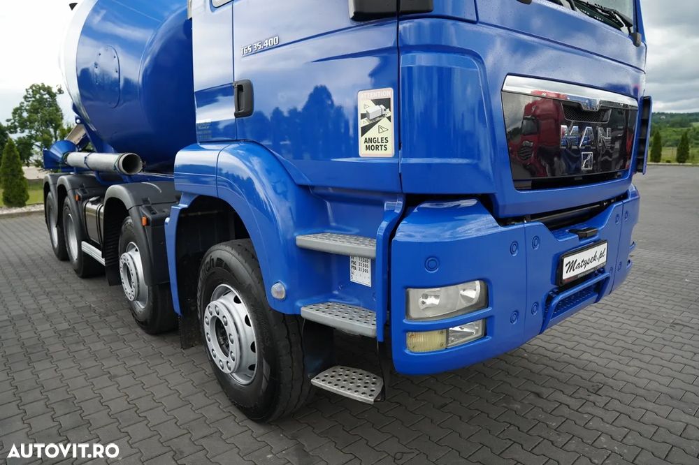 MAN TGS 35.400 / 8x4 / BETONIERĂ / IMER / BETONIERĂ 9 M3 / - 9