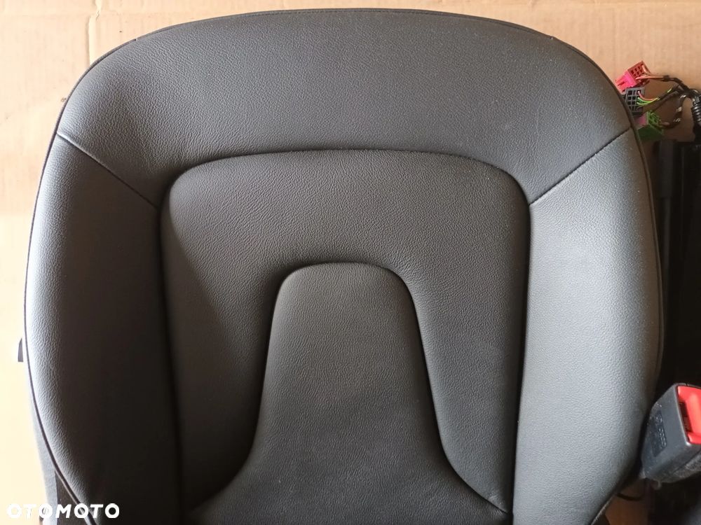 Audi A5 8T Fotele kanapa skóra grzane elektryczne 37KM - 9